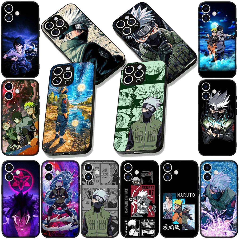 Kakashi Hatake Narutos Uchiha Sasuke Phone Cover for Samsung Galaxy S25 S24 S23 FE Plus Ultra S7 Edge A16 A15 5G s25+ Soft Case