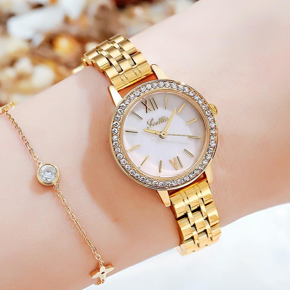 Retro Small Dial Niche Women'S Watch Small Green Watch Waterproof Leather Strap Watch Women