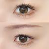 Brown Lower Segmented Eyelashes Woman DIY Bottom Eyelashes for Daily Party Traveling Makeup