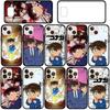 Cover for iPhone 16 15 Xiaomi Redmi Note 14 13 12 11 Pro Max X 8 9 16e Samsung Galaxy S25 S24 S23 Moto A4 OPPO Huawei Anime Detective Conan Phone Case