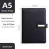 A5 Custom Logo Business Notebook | Soft Leather, Thickened, Buckle Diary with Gift Box