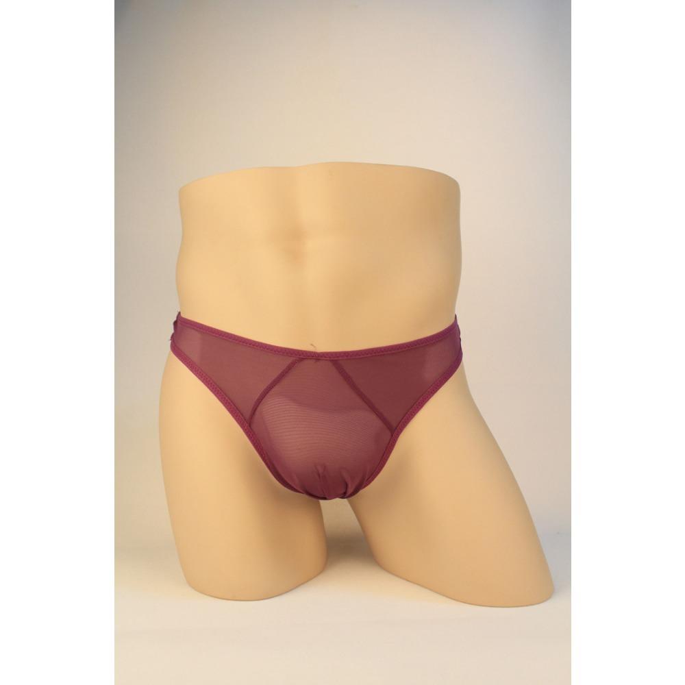 Transparent Sexy Men's Thong, Ultra-thin Mesh Low-rise Seduction Panties, Male Sex Underwear T-pants 2011
