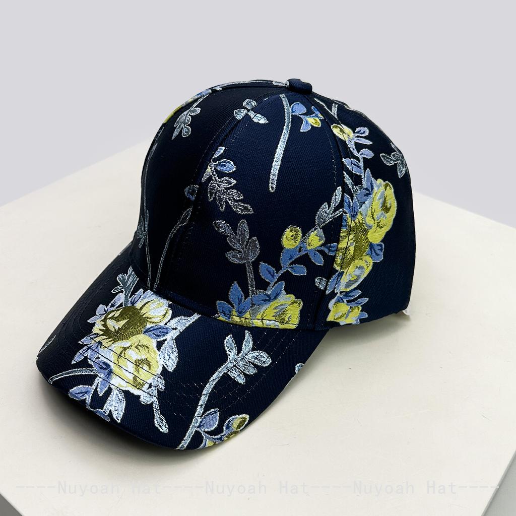 Chic Flower Vintage Baseball Caps Sun Protection Hardtop All-Match Personalized Peaked Hats Elegant Fashion Casual Outdoor Use Latest Women China