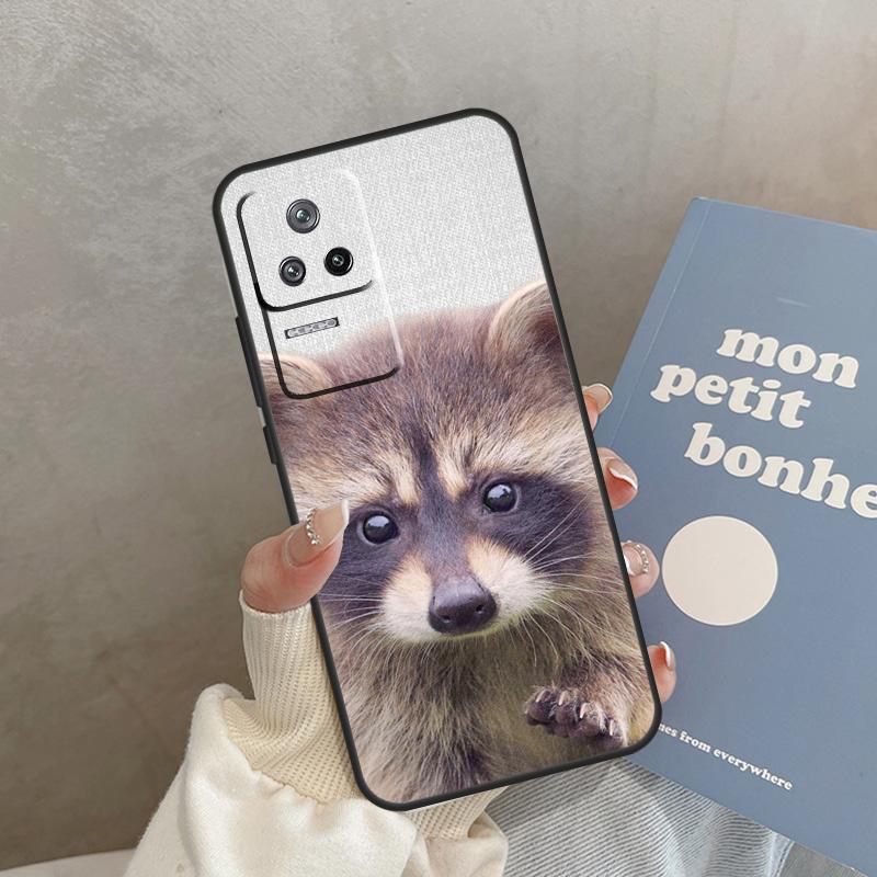 

Funny little raccoon For Xiaomi 12T 11T Pro 11 12 13 Lite Case For POCO F5 X3 X5 Pro F4 X4 GT F3 M5 M5s C40 Cover POCO F5