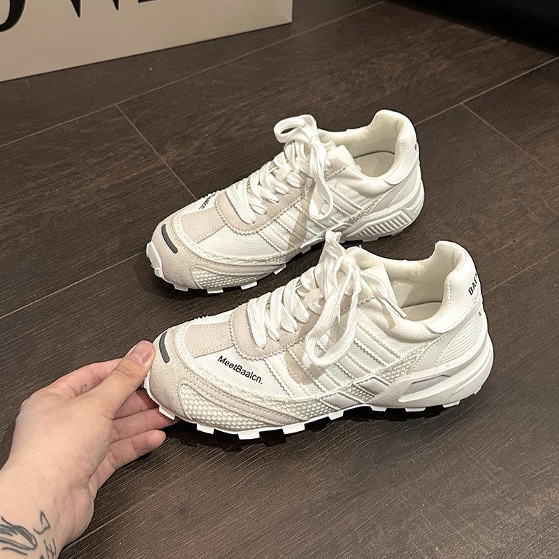Retro German training shoes women's 2025 new summer lace-up versatile casual fashion soft-soled Forrest Gump shoes breathable sports shoes