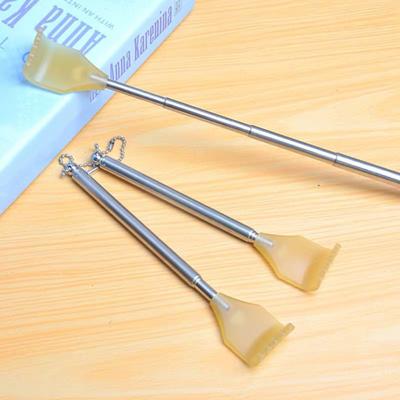 Back Scratcher Adjustable Four Quarters Telescopic Ergonomic Long Handle Back Massage Stainless Steel Itch Relief Telescoping Back Scratcher