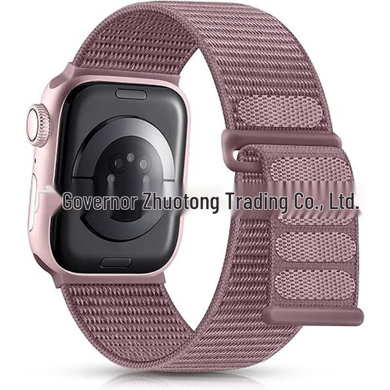Compatible Apple iWatch11 Double Section Nylon Loop Strap Ultra3 Woven Band