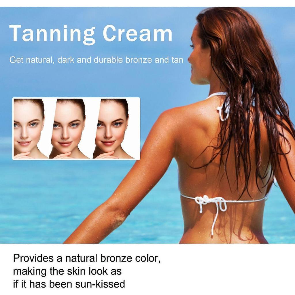 Eelhoe Tanning Cream For Outdoor Beach Sunbathing Helps To Achieve A Tan Of Wheat And Bronze Skin, Moisturizes And Tanns The Skin