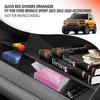 Upgrade Glove Box Dividers Organizer For Ford Bronco Sport 2025 -2024 Accessories,Car Glove Box Organizer Divide Space ABS Storage Classification