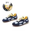 New leather German training shoes women's 2025 summer mesh breathable sports Forrest Gump shoes women's casual color matching versatile women's shoes