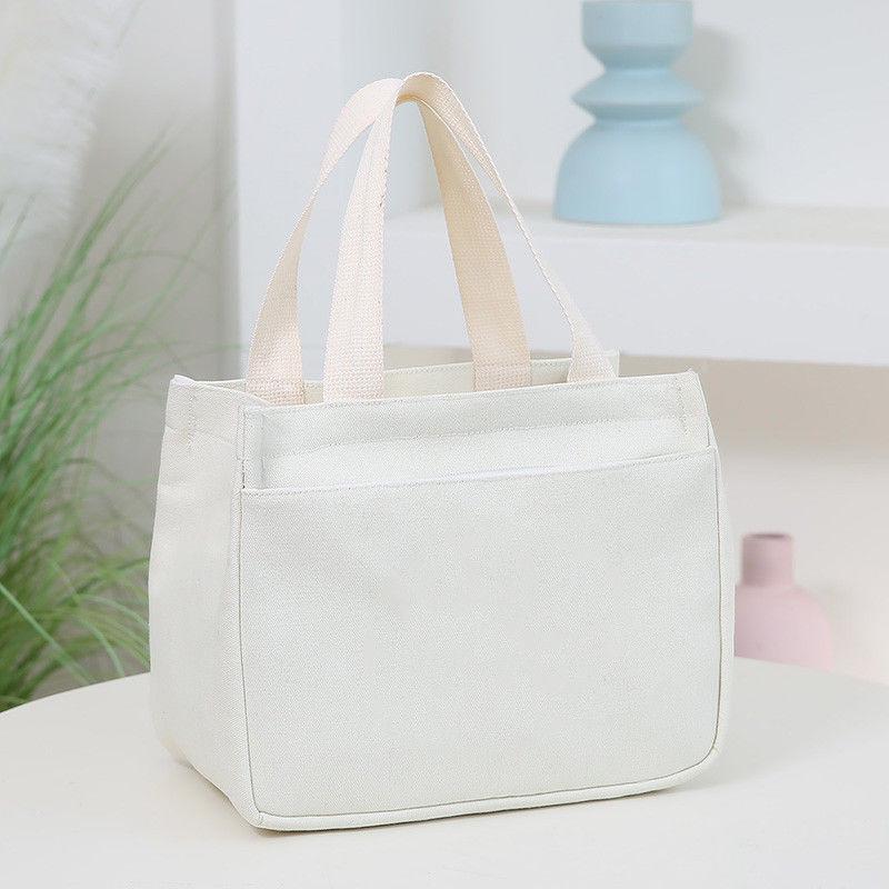 

Универсальная холщовая сумка-тоут большой вместимости для офиса, студентов, ланча и нужд мамы