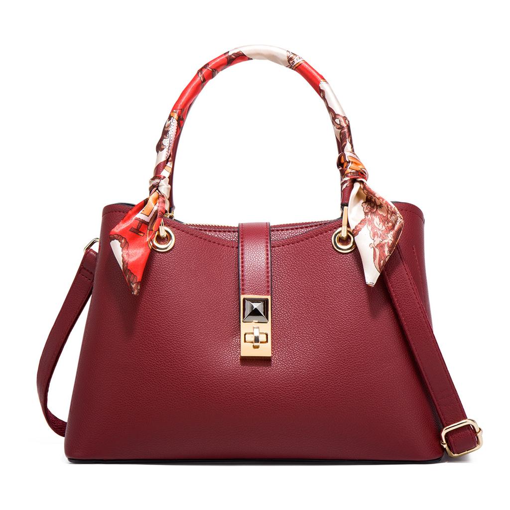 Mother'S Day Mom Bag Wedding Bag Atmospheric Mother-In-Law Medium And Large Capacity Red Ladies Handbag
