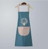 Waterproof Cartoon Apron with Large Pocket - Unisex, Oil & Stain Resistant