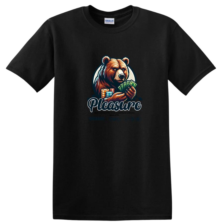 Bear Money Pleasure Gaming T Shirt Funny Tee Gambling Cash Enthusiast Design XS