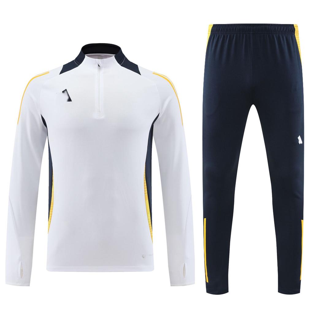 Student Team Half Zipper Long Sleeve Suit Football Training Suit Club Quick Drying Football Jersey Breathable