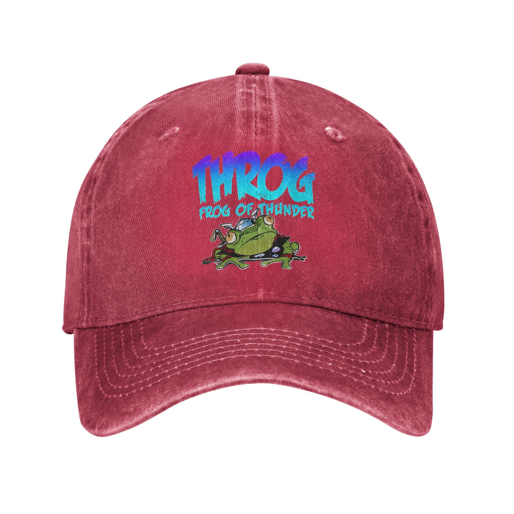 Thor Multicolor Hat Peaked Womens Cap Frog of Thunder Personalized Visor Protection Hats One Size