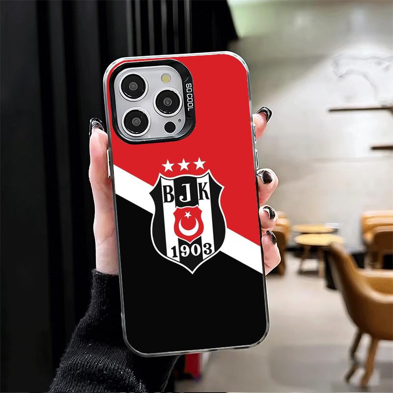 B-Besiktas B-BJK Coque de téléphone souple pour iPhone 15 16 17 Pro Max 17Air 16E 14 Plus 13 12 Mini Coque arrière antichoc