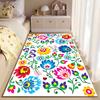 Colorful Floral Pattern Carpet suitable as a non-slip mat for the living room or bedroom sofa