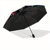 1pc Assassin's Creed Self-Folding Umbrella, 8-Bone Compact Travel Umbrella, Durable Plastic And Iron Frame090