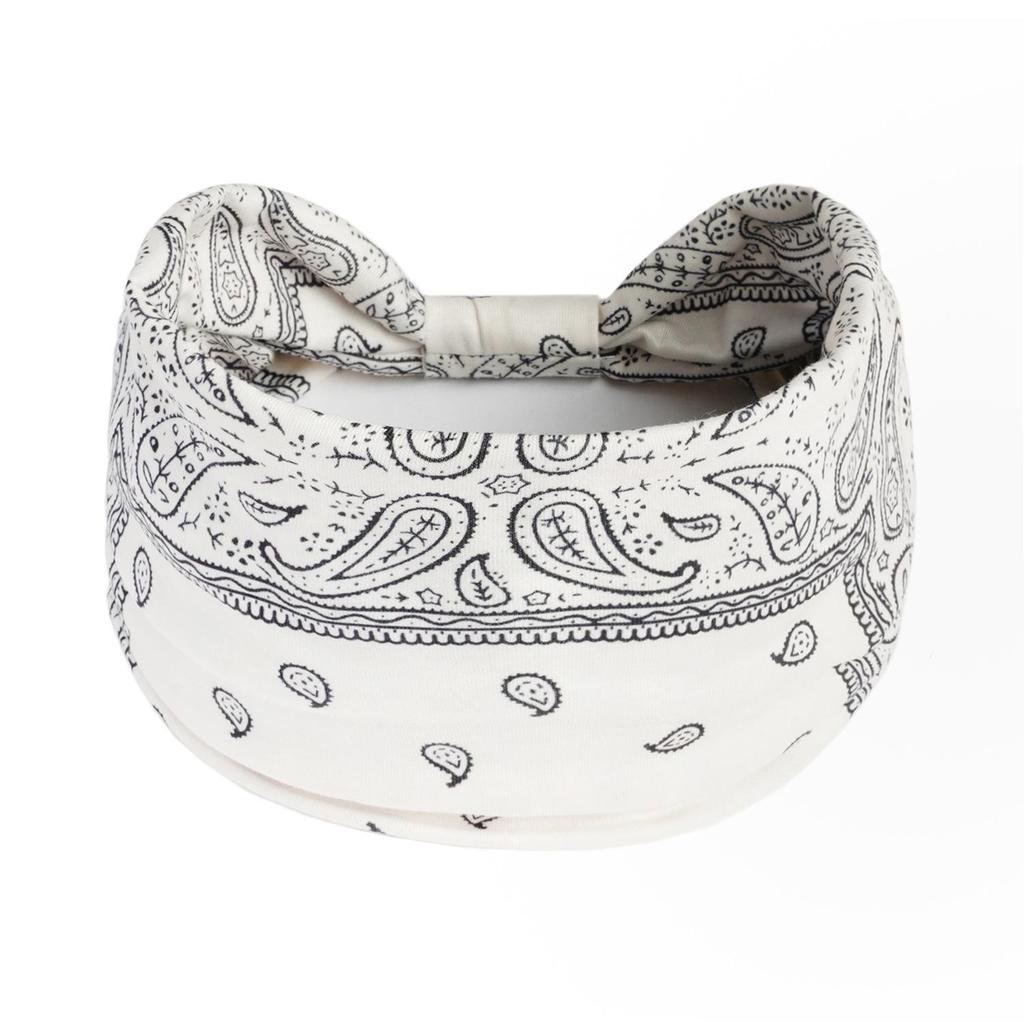 Women's Wide Retro-Style Elastic Sports Headband - Yoga & Hair Accessory