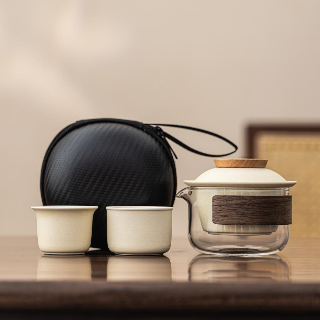 Premium Merchandise Souvenir Outdoor Portable Travel Tea Set Express Cup Business Gift