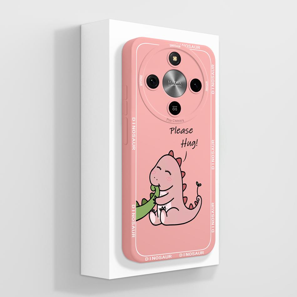 For Honor Magic 8 Lite Case Simple Butterfly Phone Cover Soft Liquid Silicone Shockproof Back Covers For Magic8 Lite 5G Bumper
