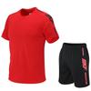 Men's Quick-Dry Loose Casual Sports Set - Summer Short Sleeve T-shirt and Shorts, Plus Size Available