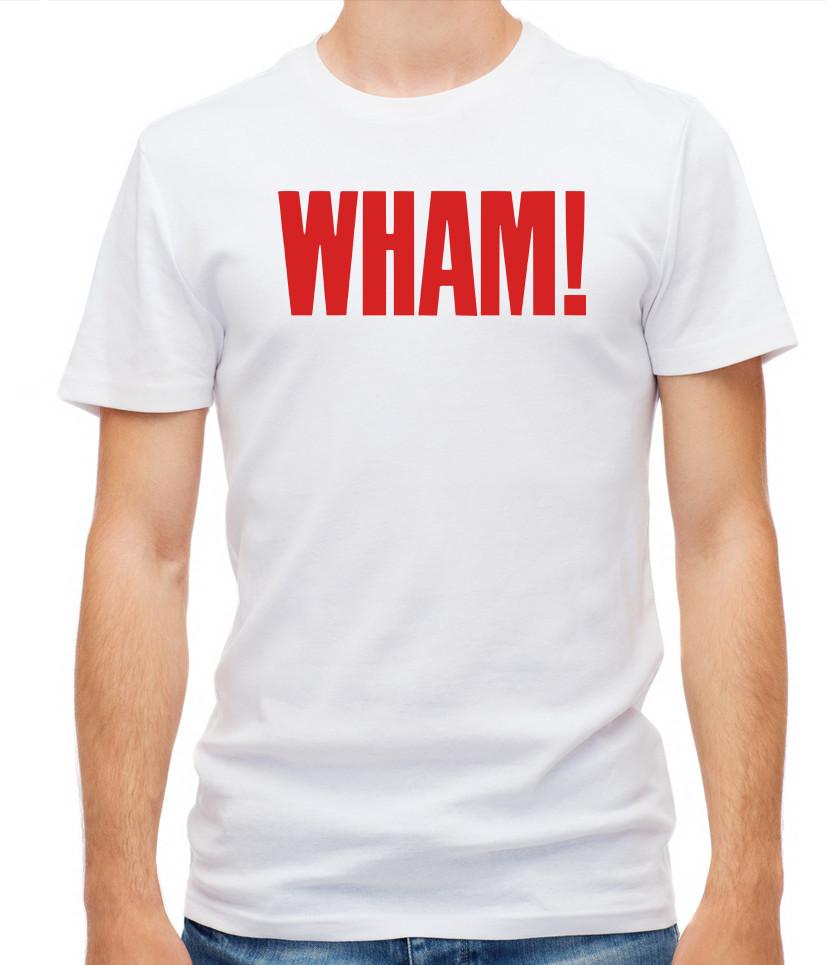 

Wham! George Michael, Andrew Ridgeley, Short Sleeve T Shirt Men H390 3XL