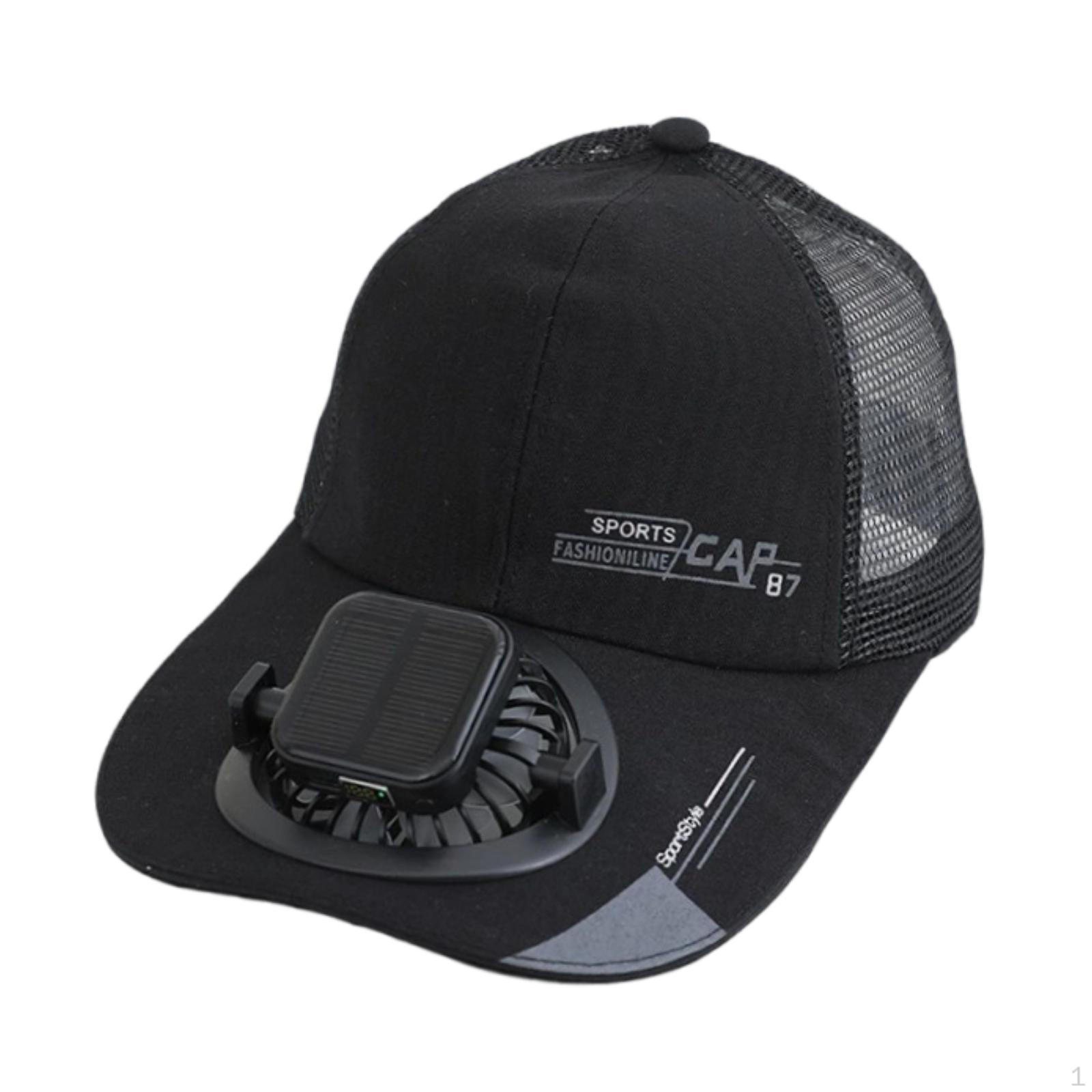 

Breathable Sun Hat with Fan for , Gardening, Fishing And Summer Excursions. Black 300MA