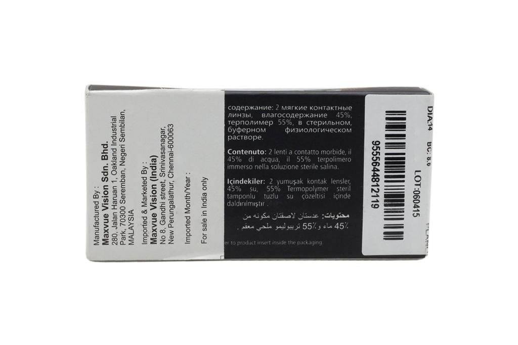 ColorVue Crazy Lens Daily Conatct Lens - 2 Units (Volturi)