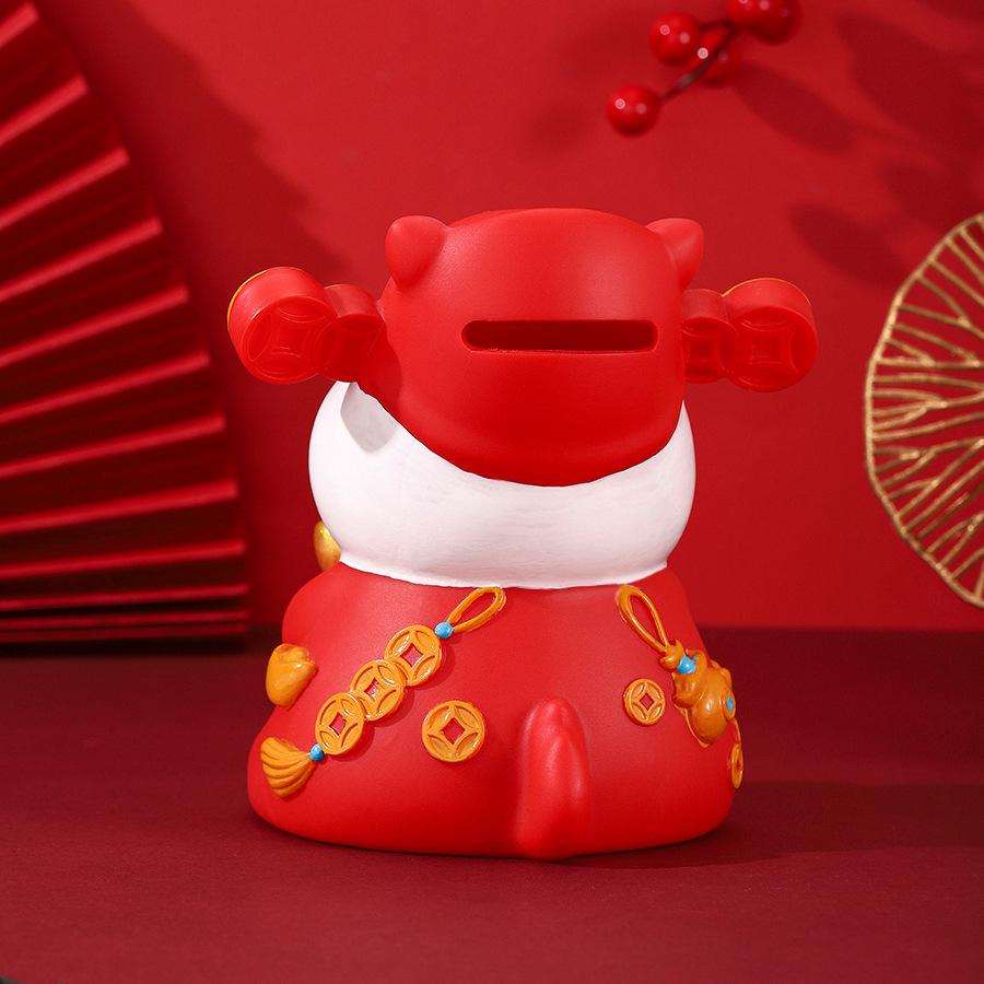 2026 Year of the Horse Zodiac Money Box: Wealth and Prosperity Desktop Ornament