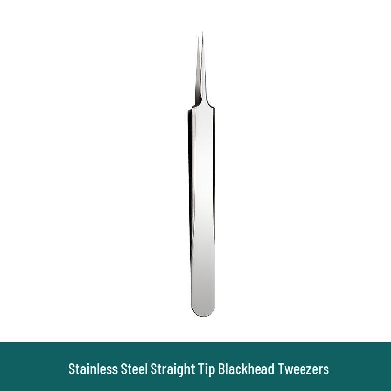 Stainless Steel Blackhead Remover and Pimple Extractor Set—4-Piece Beauty Tool for Acne and Zit Care