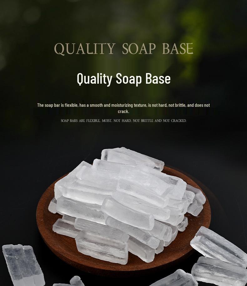 Transparent White Handmade Soap Base for Rich, Dense Foam by Bath Soap Maker