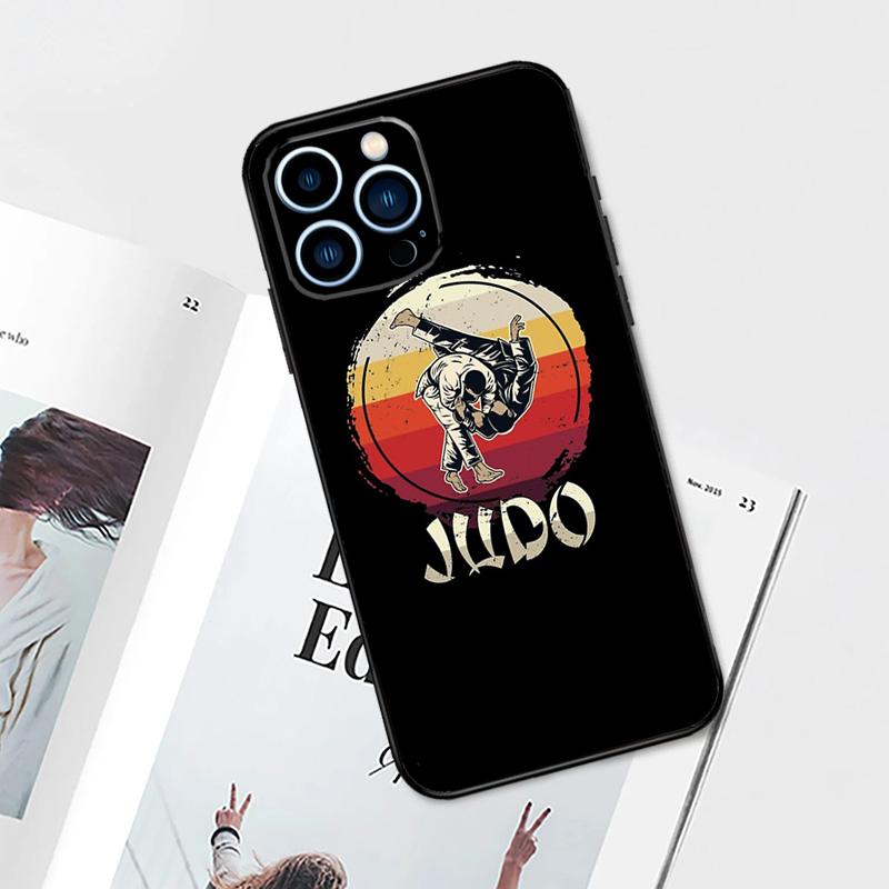 Judo BJJ Jiu Jitsu Case For iPhone 17 Pro Max 11 14 15 16 Pro Max 12 13 mini 16 Plus 16e 17 Air Phone Cover