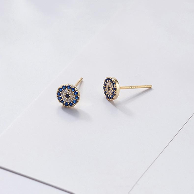 Ďáblovy oči Trny Dámské turecké náušnice Náušnice s modrýma očima Všestranný temperament Svěží náušnice