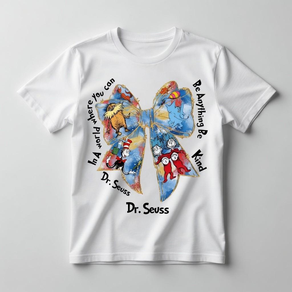 Be Kind Bow Shirt - In A World Where You Can Be Anything Be Kind Graphic Tee XL