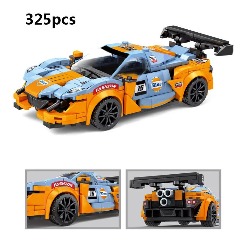 City Speed Champion Sports Car Building Blocks Technique Car Carro Rennau Voiture Vehicle MOC Educational Construction Toys