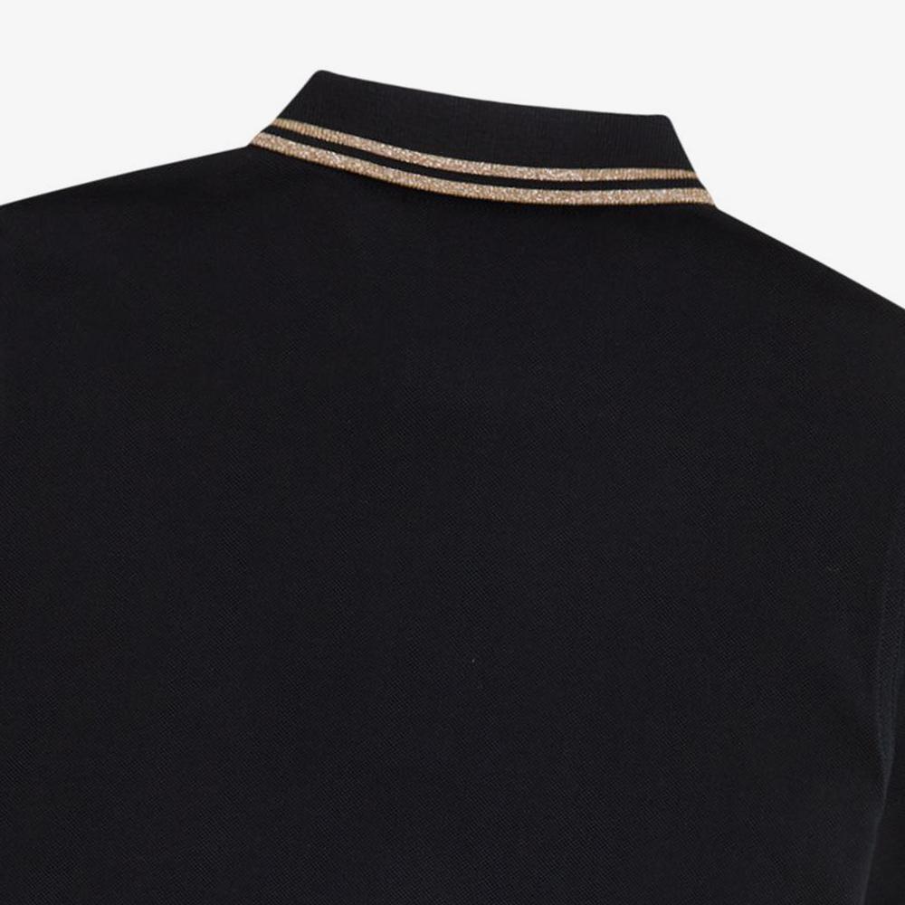 FRED PERRY [G3600] Twin Tip Fred Perry Shirt - Black/Gold Afpf2433600-X72