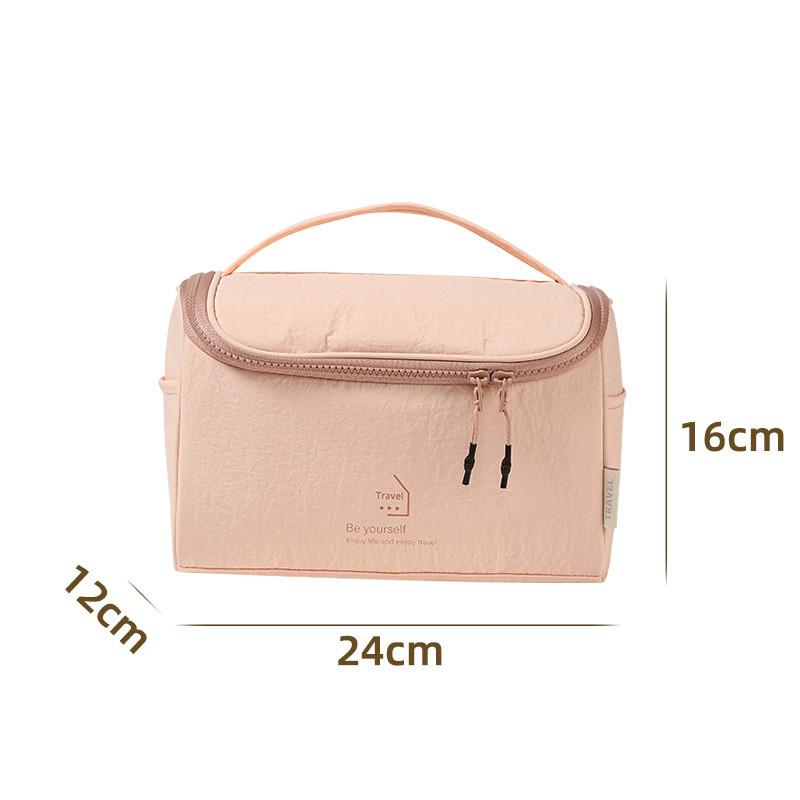 Modern Simple Nylon Makeup Organizer With Multipurpose Storage For Travel