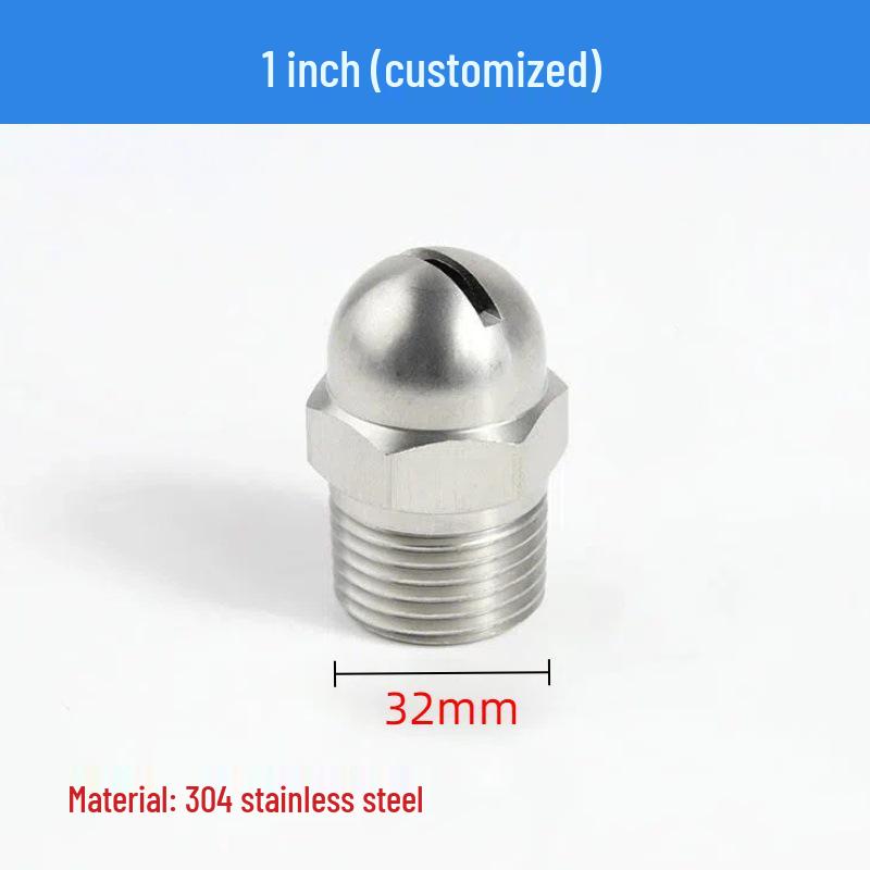 High-Pressure Stainless Steel Anti-Clogging Fan-Shaped Blow-Off Nozzle