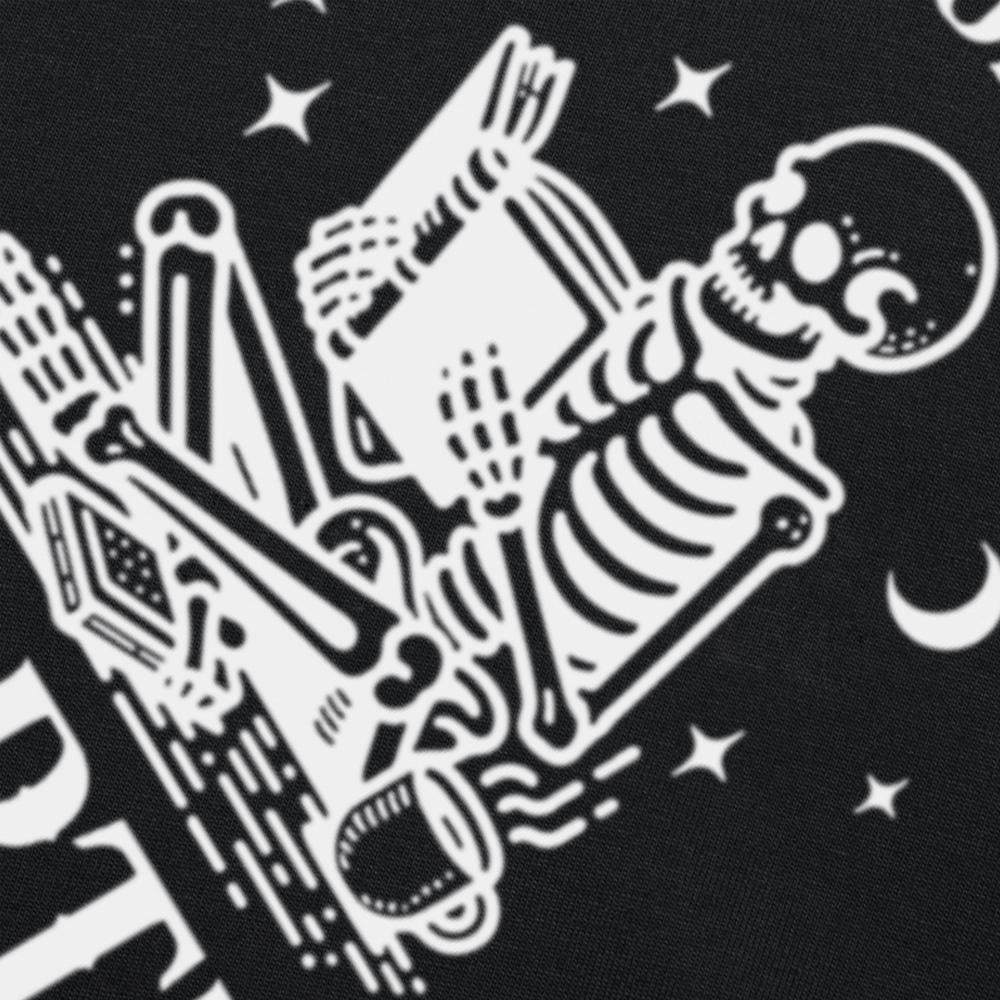 Jen ještě jednu kapitolu Trička Vtipné Lebka Knihomol Tričko Milovník knih Čtení Učitel Tričko Ženy Muži Bavlna Krátký rukáv Trička