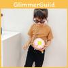Round Fashion Daisy Kids Shoulder Bag Super Cute Girl Crossbody Bag Daily Style