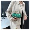 Popular Chinese Style Banquet Bag Embroidery High Capacity Shoulder Bag Trendy Pearl Handle Cosmetic Bag Women
