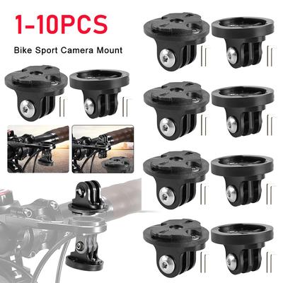 Bicycle Camera Light Mount Aluminum Alloy Cycling Front Light Bracket Camera Stand Bike Computer Holder Adapter for Garmin Gopro