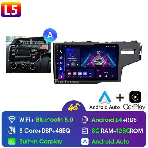 Touch screen For Honda Jazz 3 2015 - 2020 Fit 3 GP GK 2013 - 2020 Car Radio Multimedia Player GPS Navigation 4G Carplay 2Din DTS