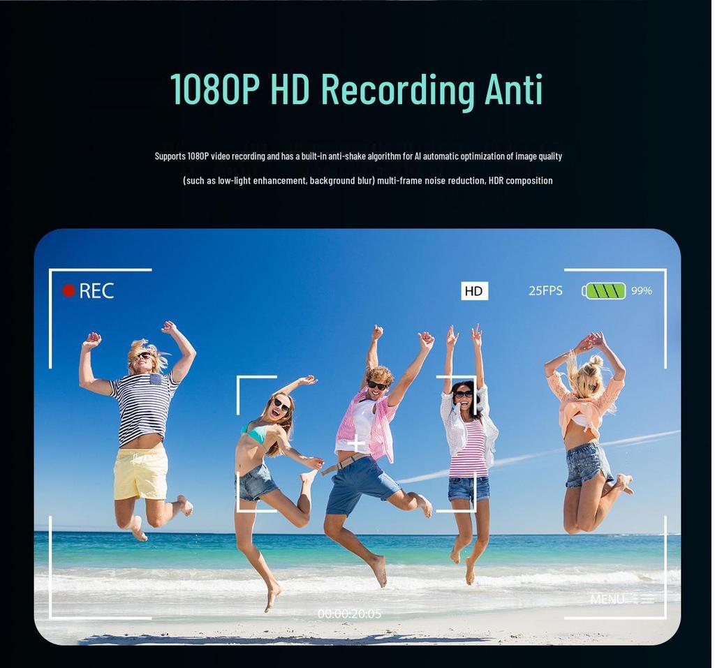 AI Multifunctional Glasses CY01: 8MP HD, Smart Calls, Anti-Blue Light