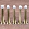 12er-Pack Türstopper mit Feder, gebürstetes Satin-Nickel, flexibler Türstopper mit Feder, Türhalter, Wandschutz, Hardware
