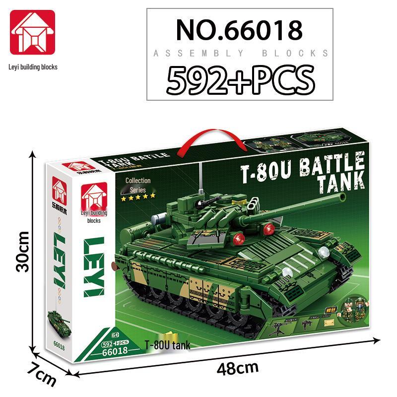 Yueyi Challenger Tank 66018T80U Military Series Building Blocks Toy