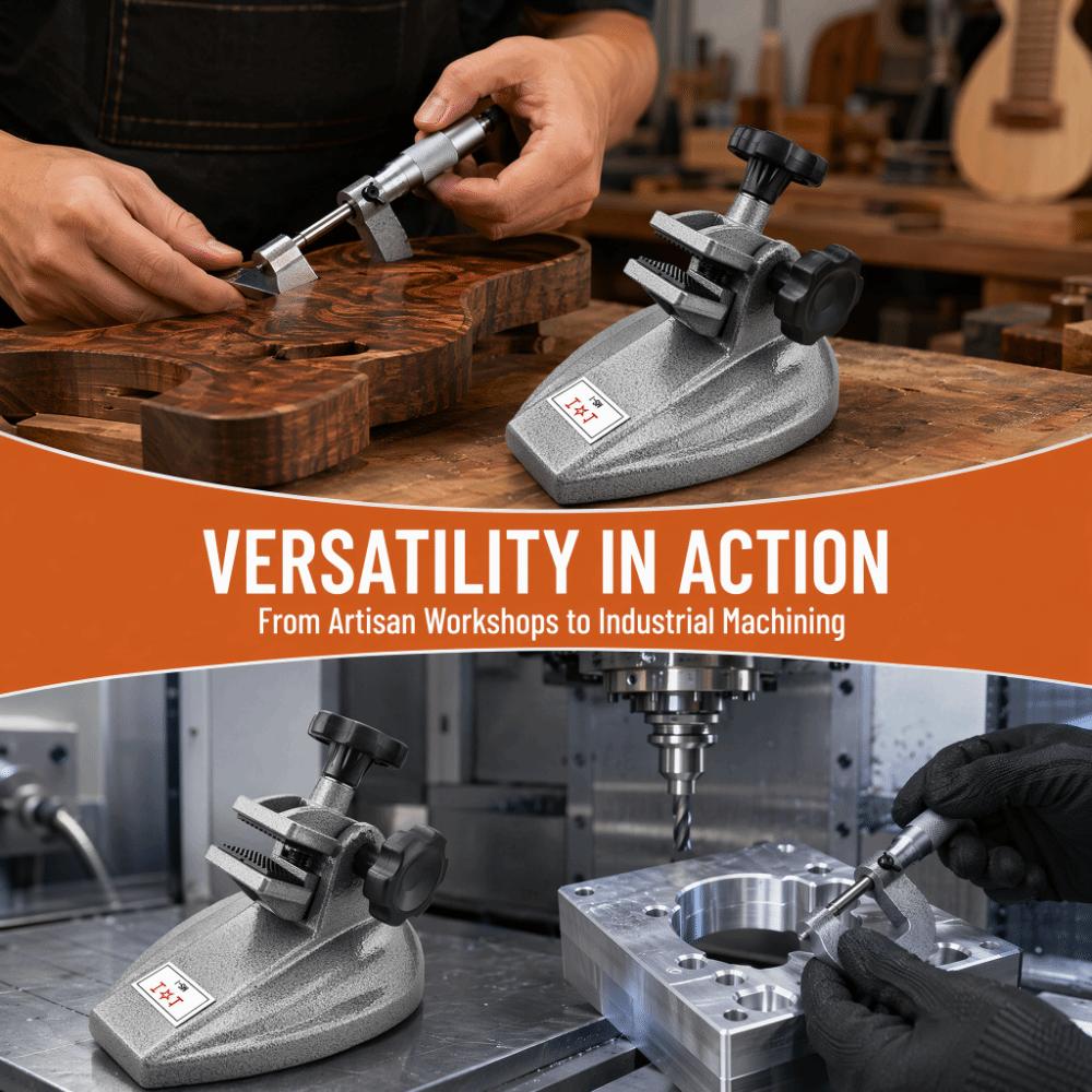 Stable Measuring Support Micrometer Stand Holder Wide Machining Measurement