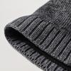 Fleece flower hat, winter outdoor warm hat, wool hat, men's color matching wool knitted hat
